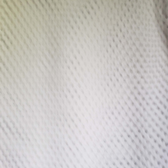 marc. White Netting Long Sleeve Sweater Top Medium - Picture 2 of 4